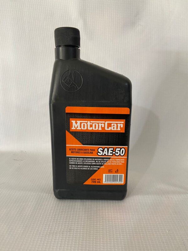 ACEITE DE RELLENO SAE 50 MOTOR CAR .700 mL