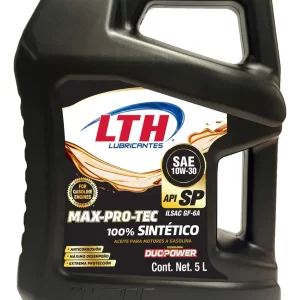 ACEITE LTH SINTETICO 10W30 API SN 5L SINTETICO