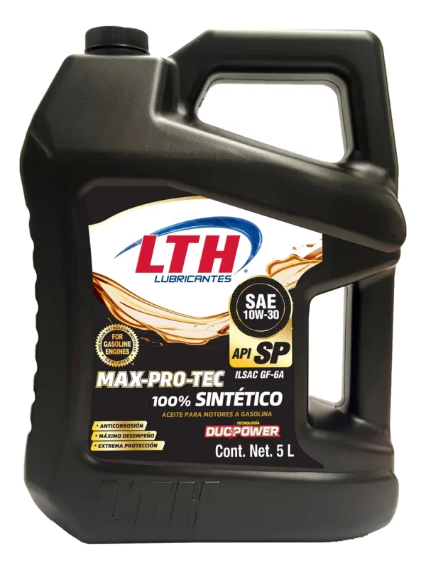 ACEITE LTH SINTETICO 10W30 API SN 5L SINTETICO
