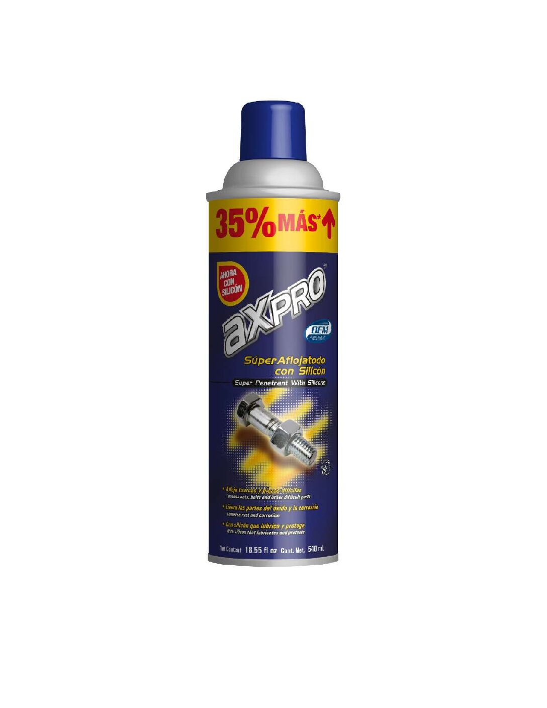 Súper aflojatodo con silicón 540 ML